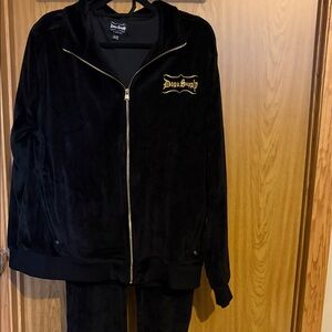Men’s Snoop Dogg track velour outfit